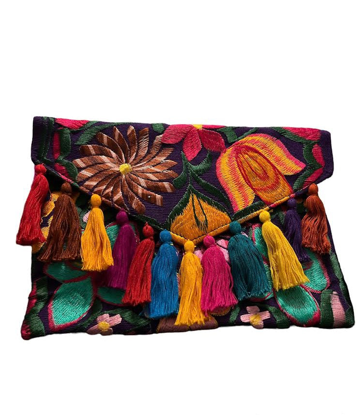 Handmade Embroidered Clutch